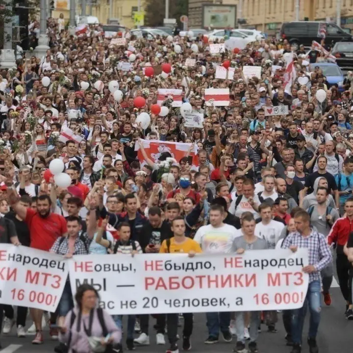 Liberati due leader sindacali in Bielorussia, ma altri 20 restano in carcere
