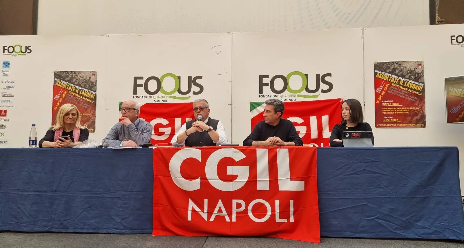 Assemblea generale Cgil Napoli Campania