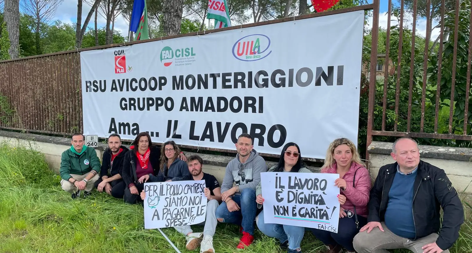 Amadori chiude il sito di Monteriggioni. In 200 a casa