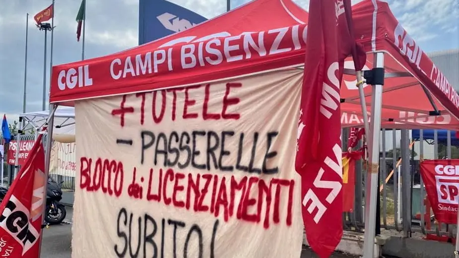 Foto dal canale Facebook della Fiom Firenze