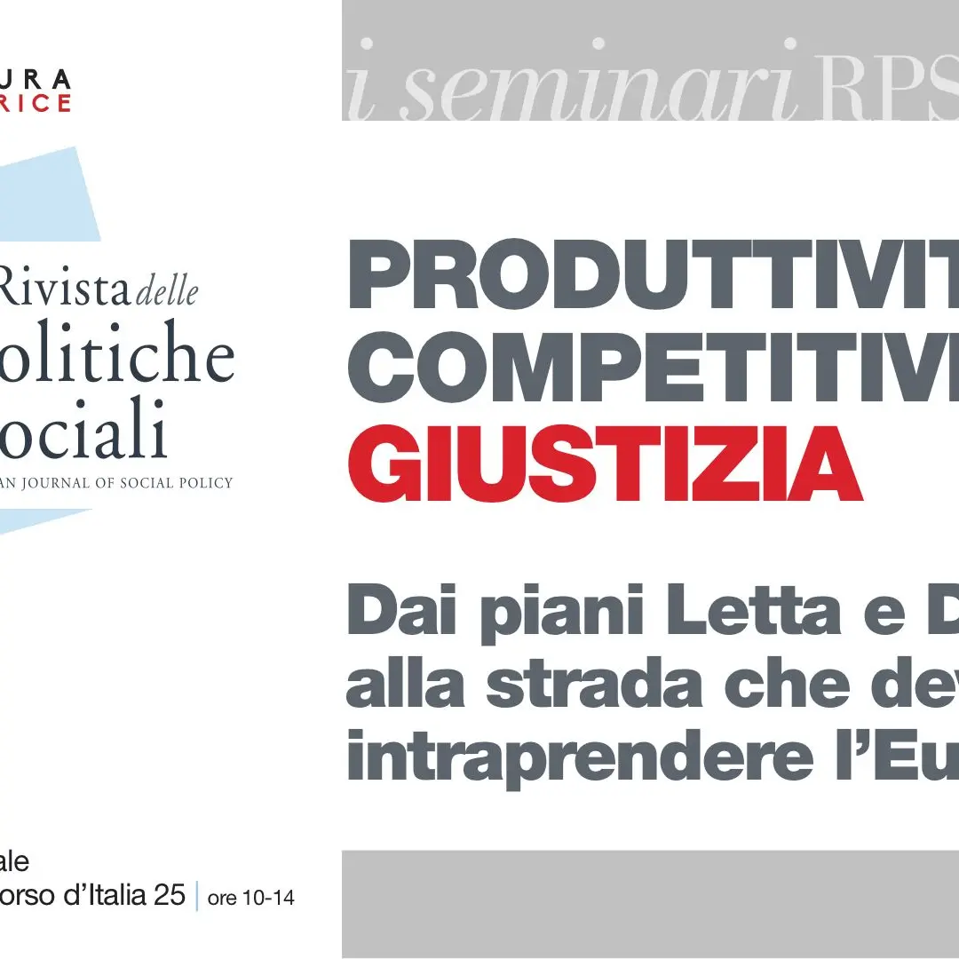 Produttività, competitività, giustizia