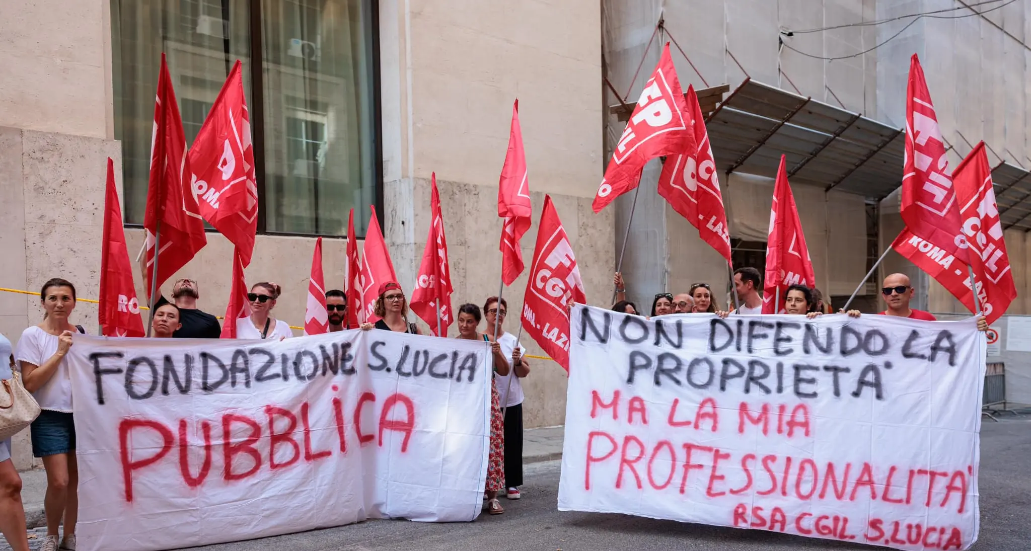 Fondazione Santa Lucia, personale in stato di agitazione