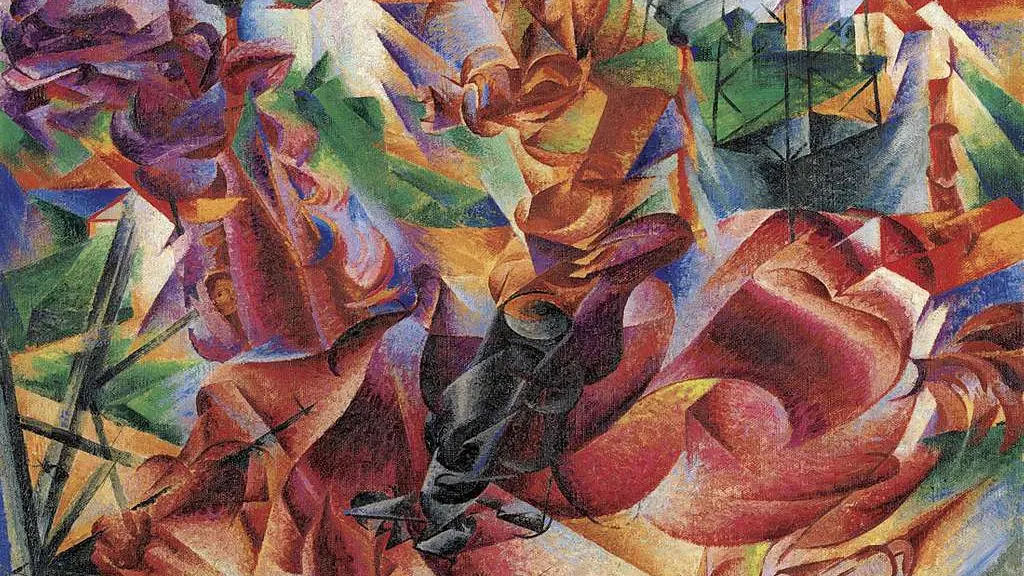 Particolare da Umberto Boccioni, 1912, Elasticit\\u00E0