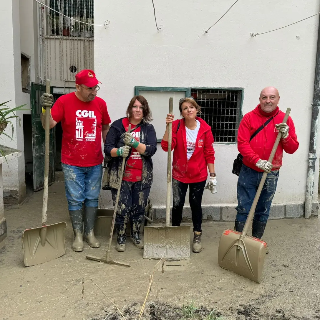 Cgil a fianco della popolazione della Romagna colpita