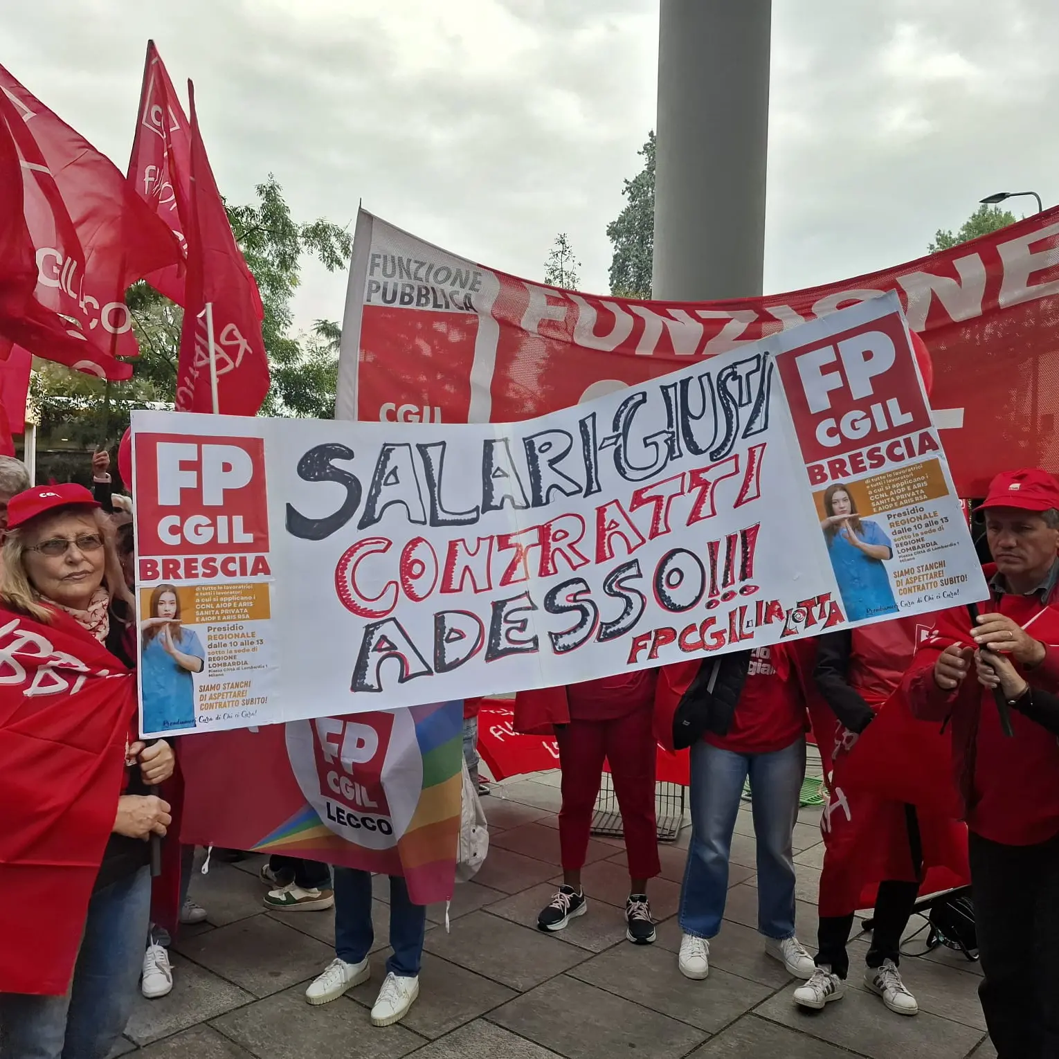 Sanità privata, il giorno della protesta