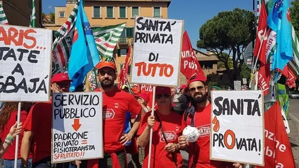 Sanità privata, adesione altissima allo sciopero