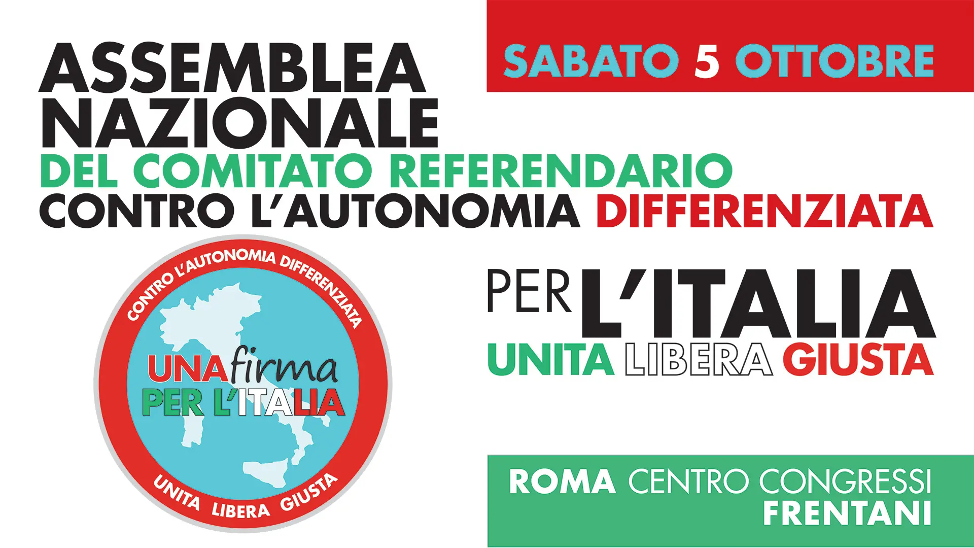 Stop autonomia: l’assemblea del comitato per il referendum