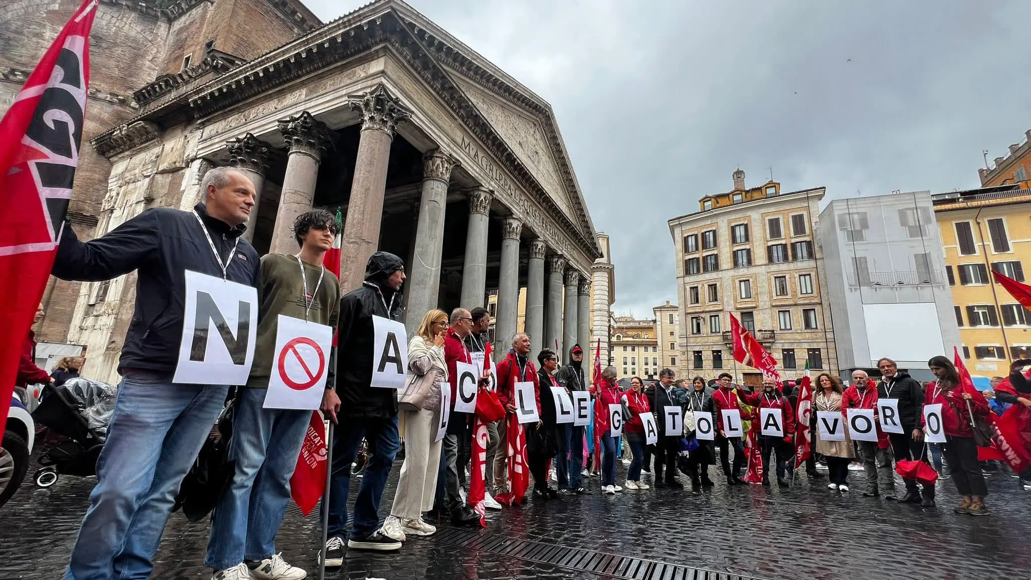 Presidio Cgil contro Ddl