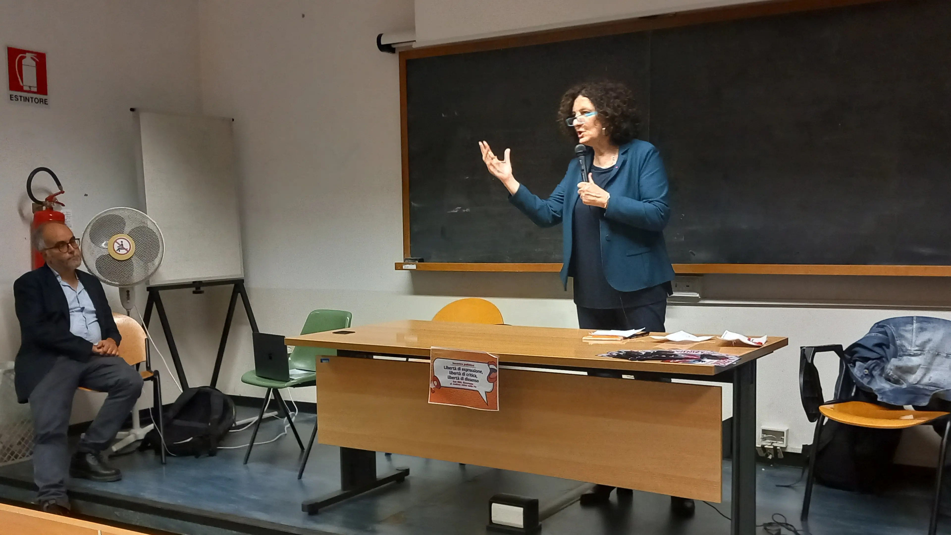 <p>L&#39;intervento di Gianna Fracassi durante l&#39;assemblea</p>\\n