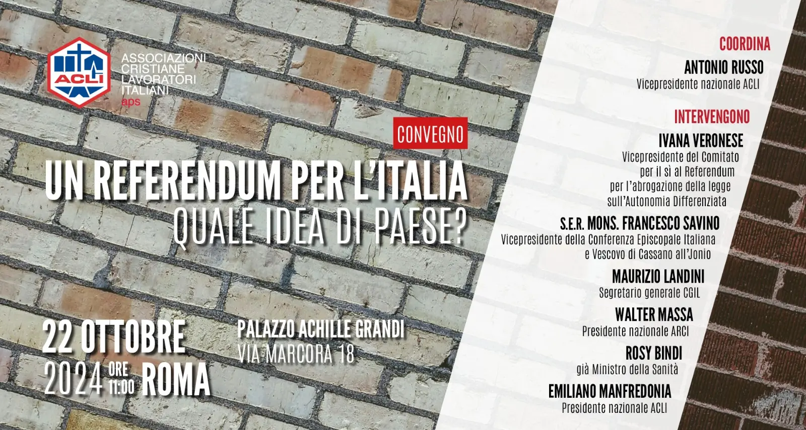 Un referendum per l'Italia: quale idea di Paese?