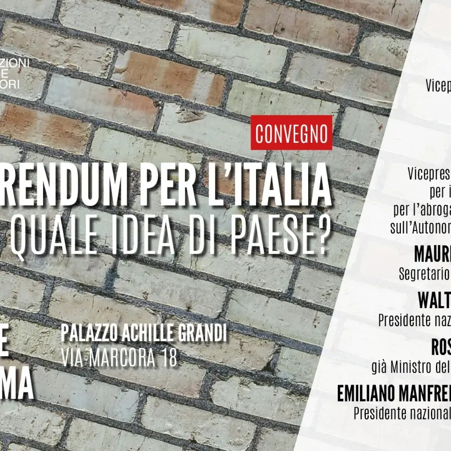 Un referendum per l'Italia: quale idea di Paese?