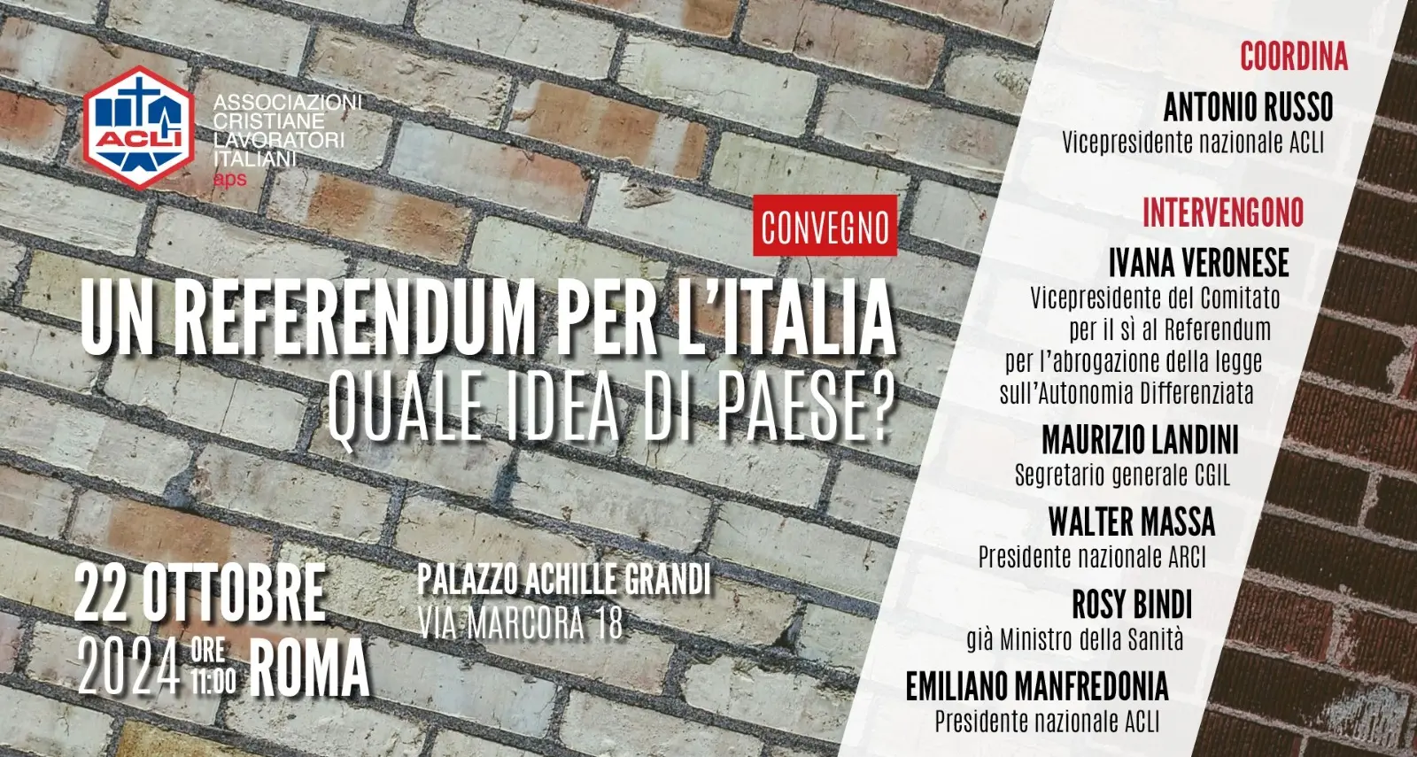 Un referendum per l'Italia: quale idea di Paese?