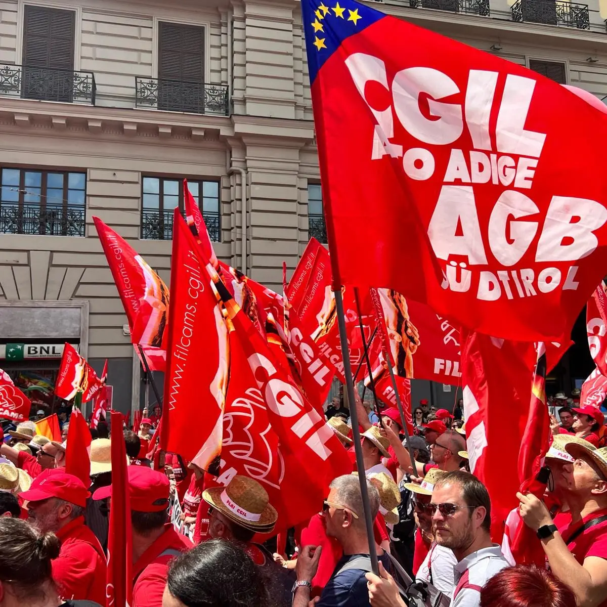 Presidio Spi Cgil il 30 ottobre a Bolzano