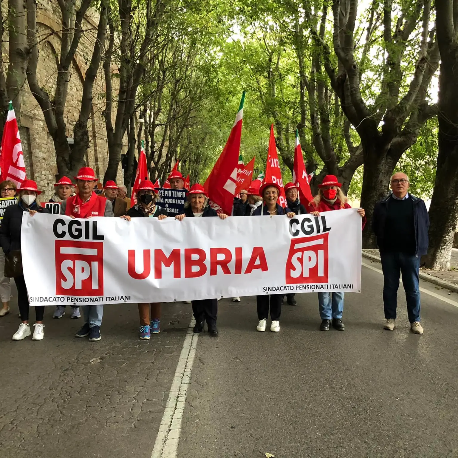 Spi Cgil in piazza a Perugia il 30 ottobre