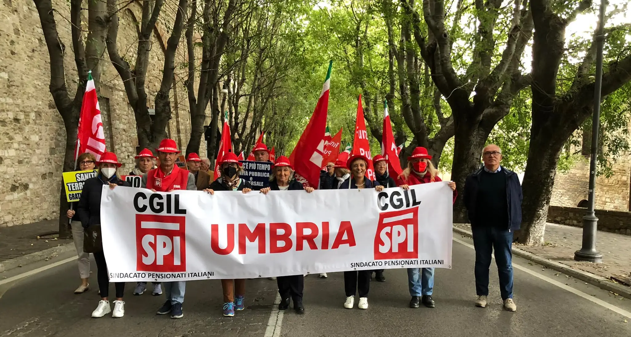 Spi Cgil in piazza a Perugia il 30 ottobre