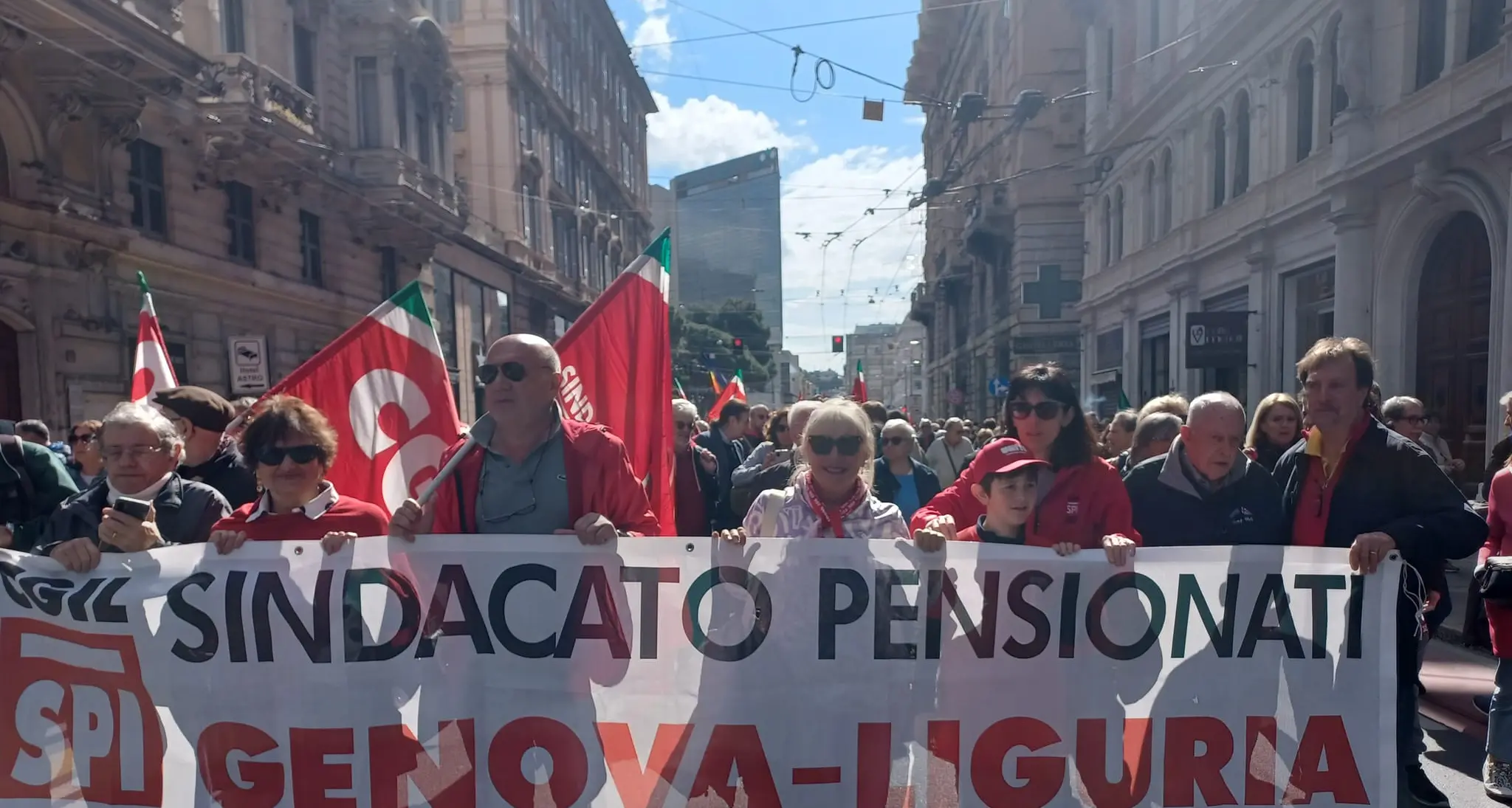 Il 4 novembre lo Spi Cgil in piazza a Genova