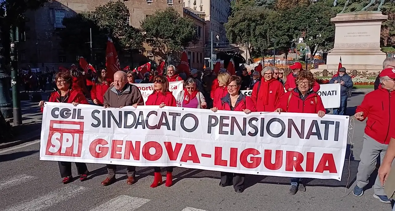 A Genova è sceso in piazza lo Spi Cgil