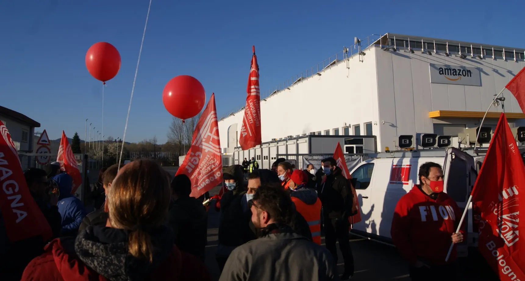 Filt Emilia Romagna allarga la protesta contro la sospensione dei 3 autisti in appalto Amazon