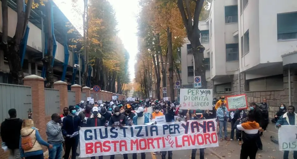 Processo per la morte sul lavoro di Yaya, la Cgil Bologna è parte civile