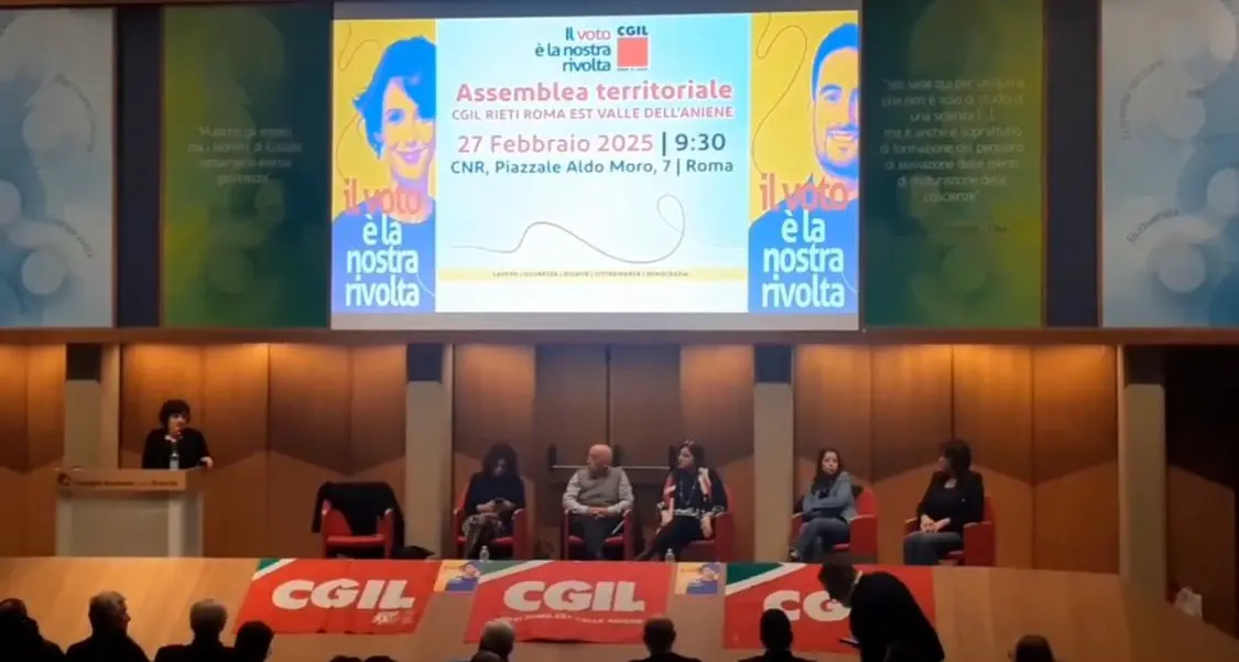 Roma, doppio appuntamento della Cgil per la campagna referendaria