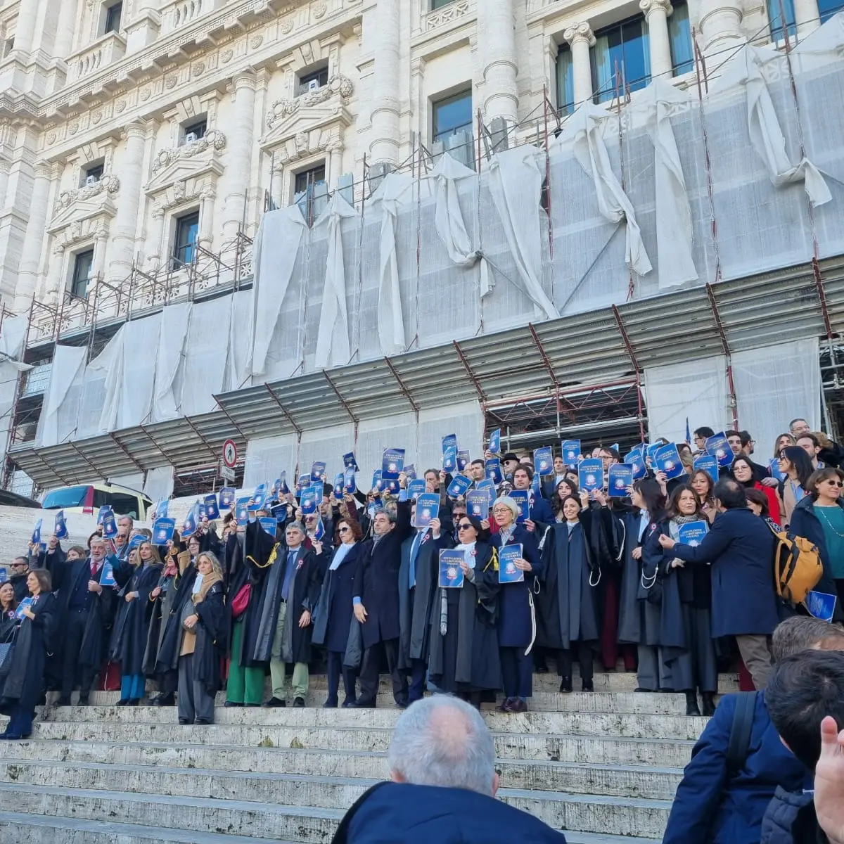 I magistrati si sono fermati in difesa della Costituzione