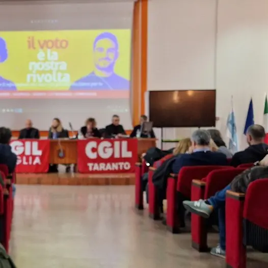 Assemblea Cgil Taranto, D’Arcangelo: “Parte oggi un lungo cammino per cambiare il Paese”