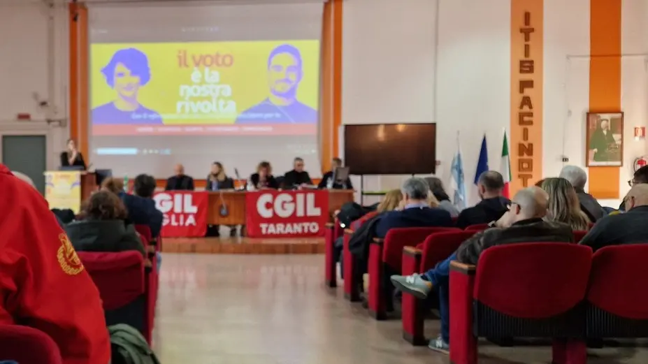 Assemblea Cgil Taranto, D’Arcangelo: “Parte oggi un lungo cammino per cambiare il Paese”