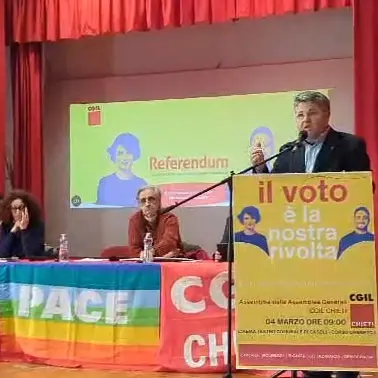 Cgil Chieti, Spina: “Cambiare verso a questo Paese”