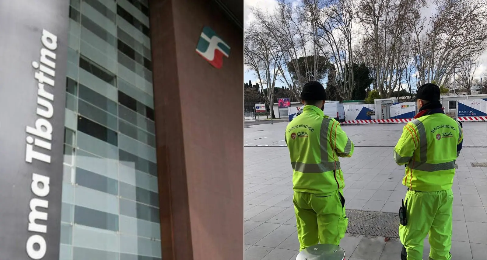 Roma, la vittoria dei lavoratori della Guardia ai fuochi della stazione Tiburtina