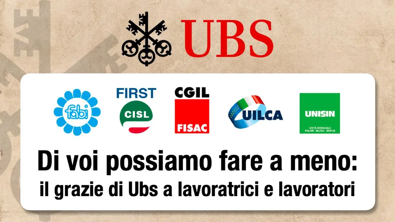 Esuberi Ubs, posizioni ancora distanti