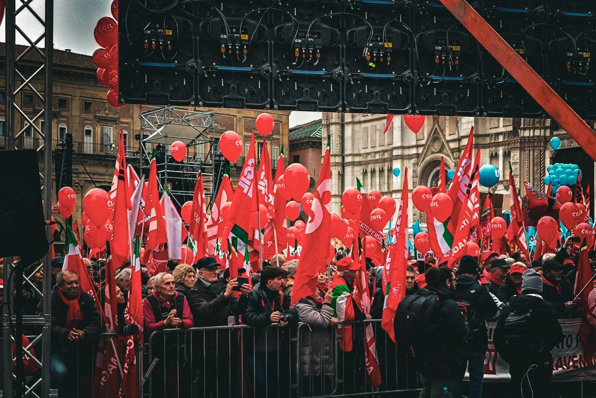 Le piazze del Primo Maggio