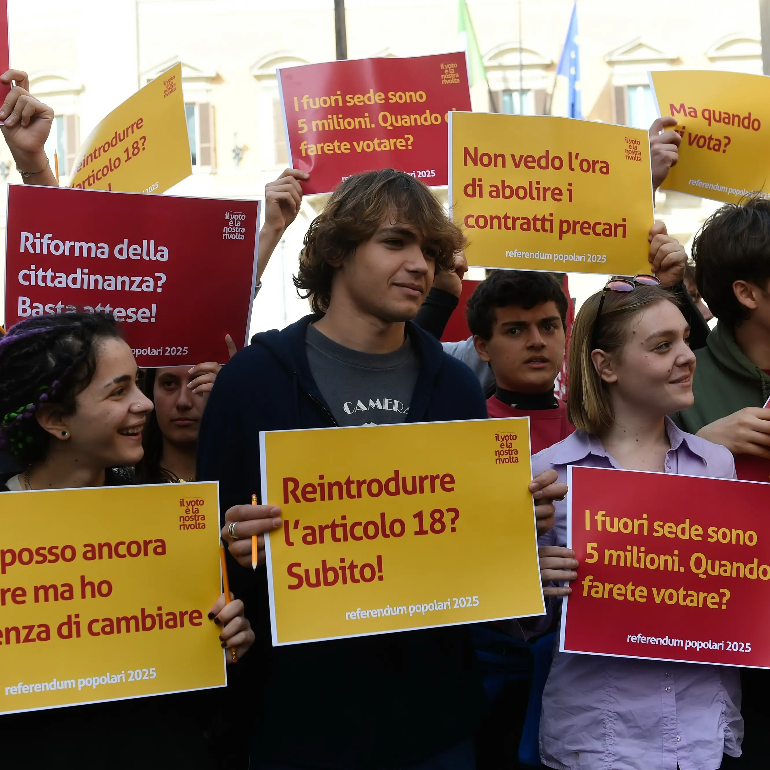 Identificati dalla polizia militanti Cgil in volantinaggio