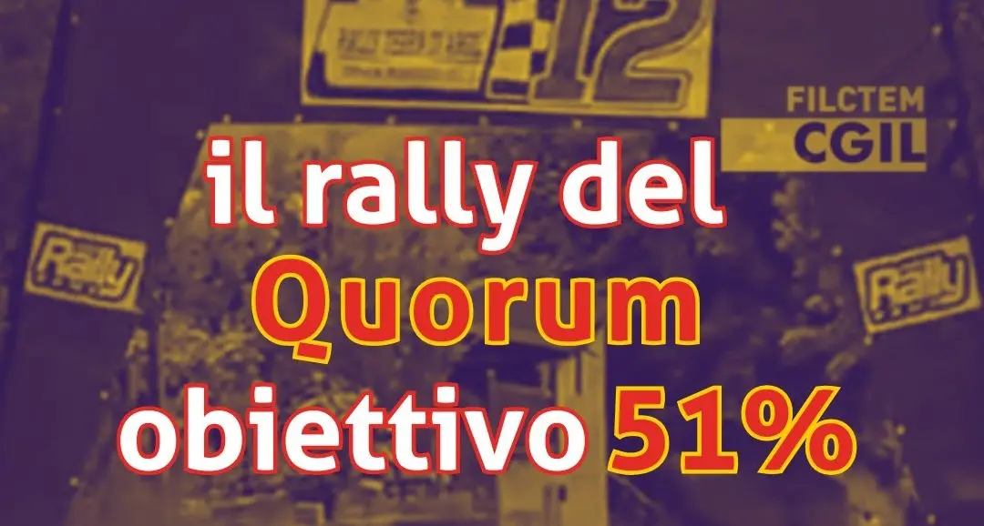 Il rally del referendum