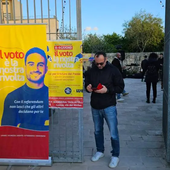 Referendum, la campagna a Lecce