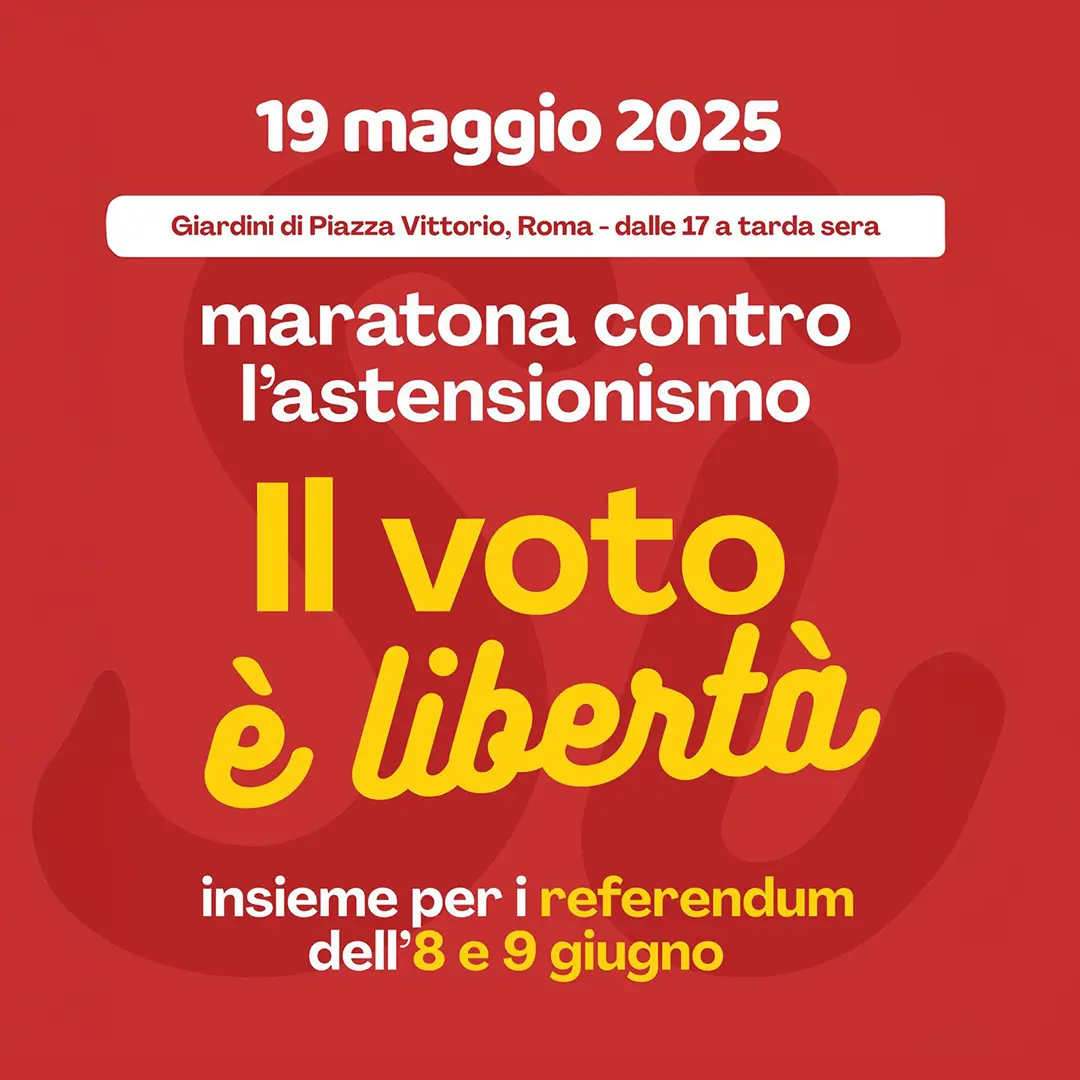“Il voto è libertà”. Maratona contro l'astensionismo