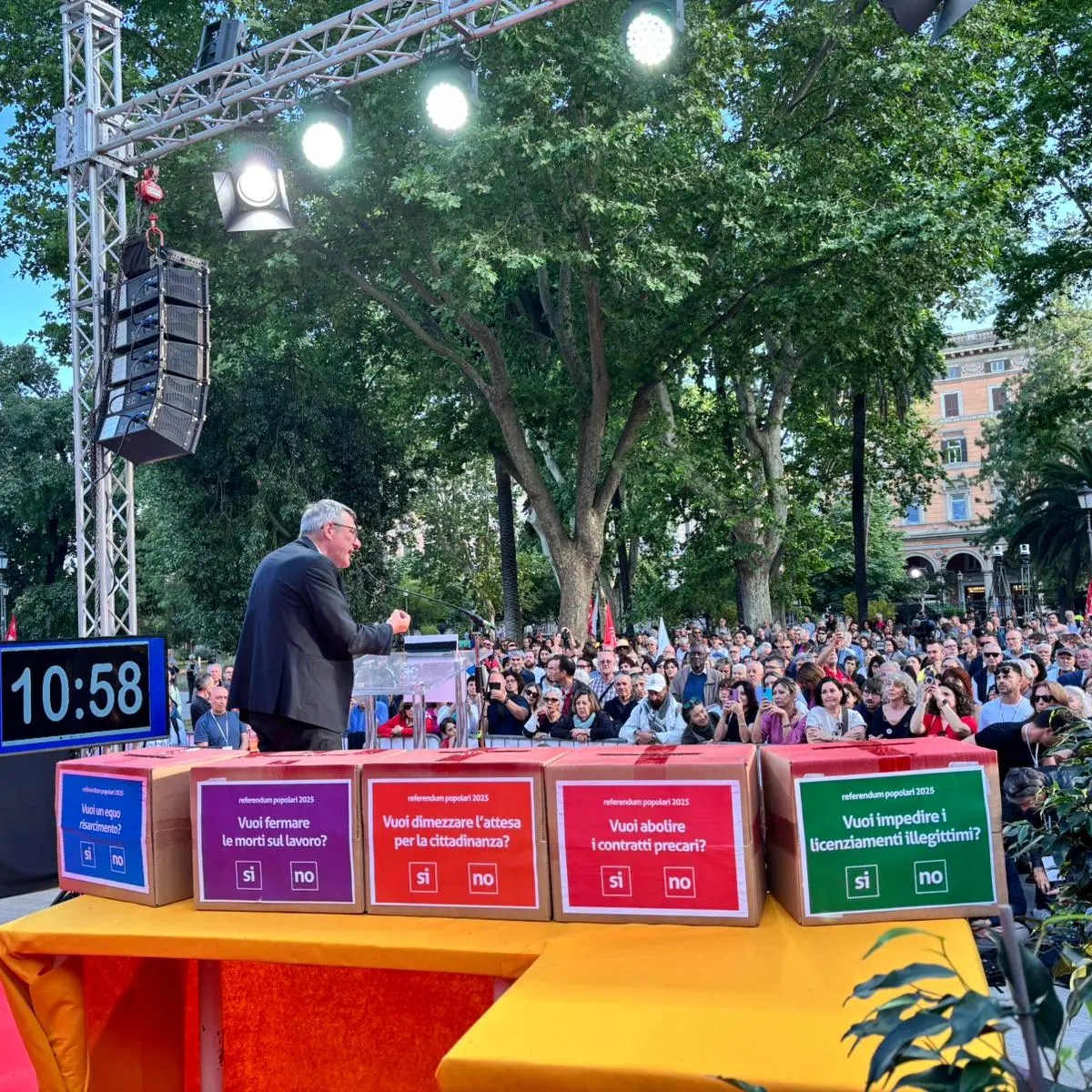 Tutti in piazza per il voto: il quorum è possibile