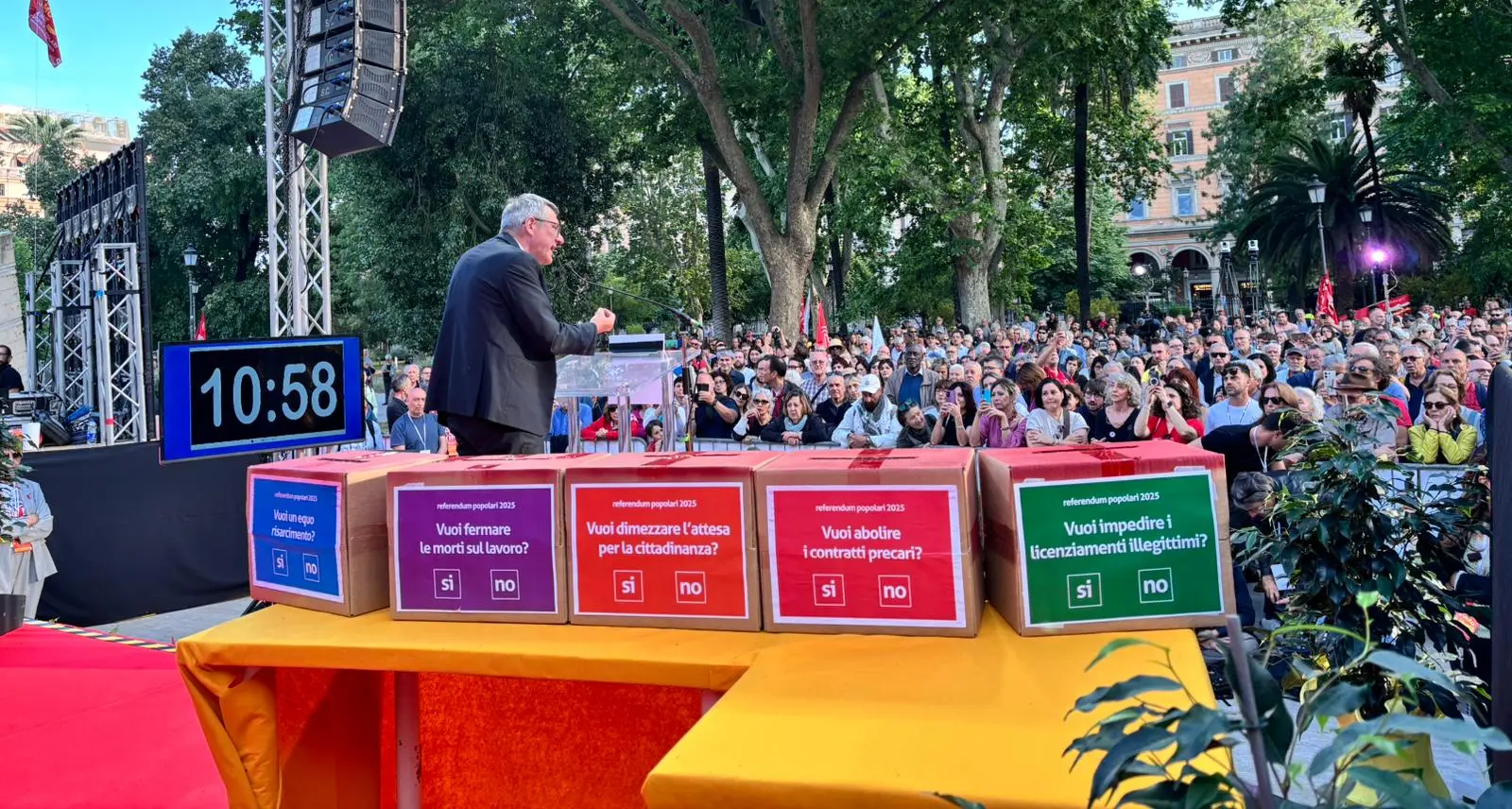 Tutti in piazza per il voto: il quorum è possibile