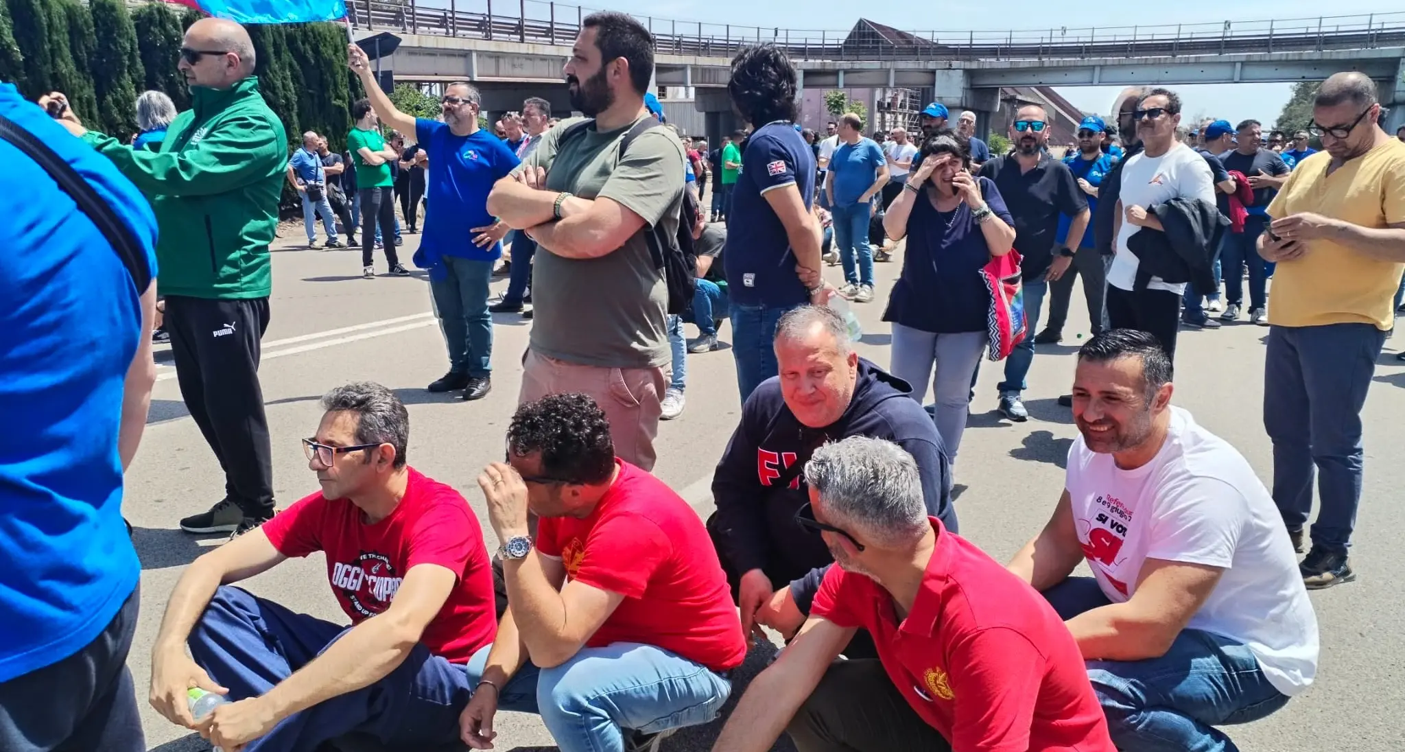 Sciopero ex Ilva, bloccata statale a Taranto