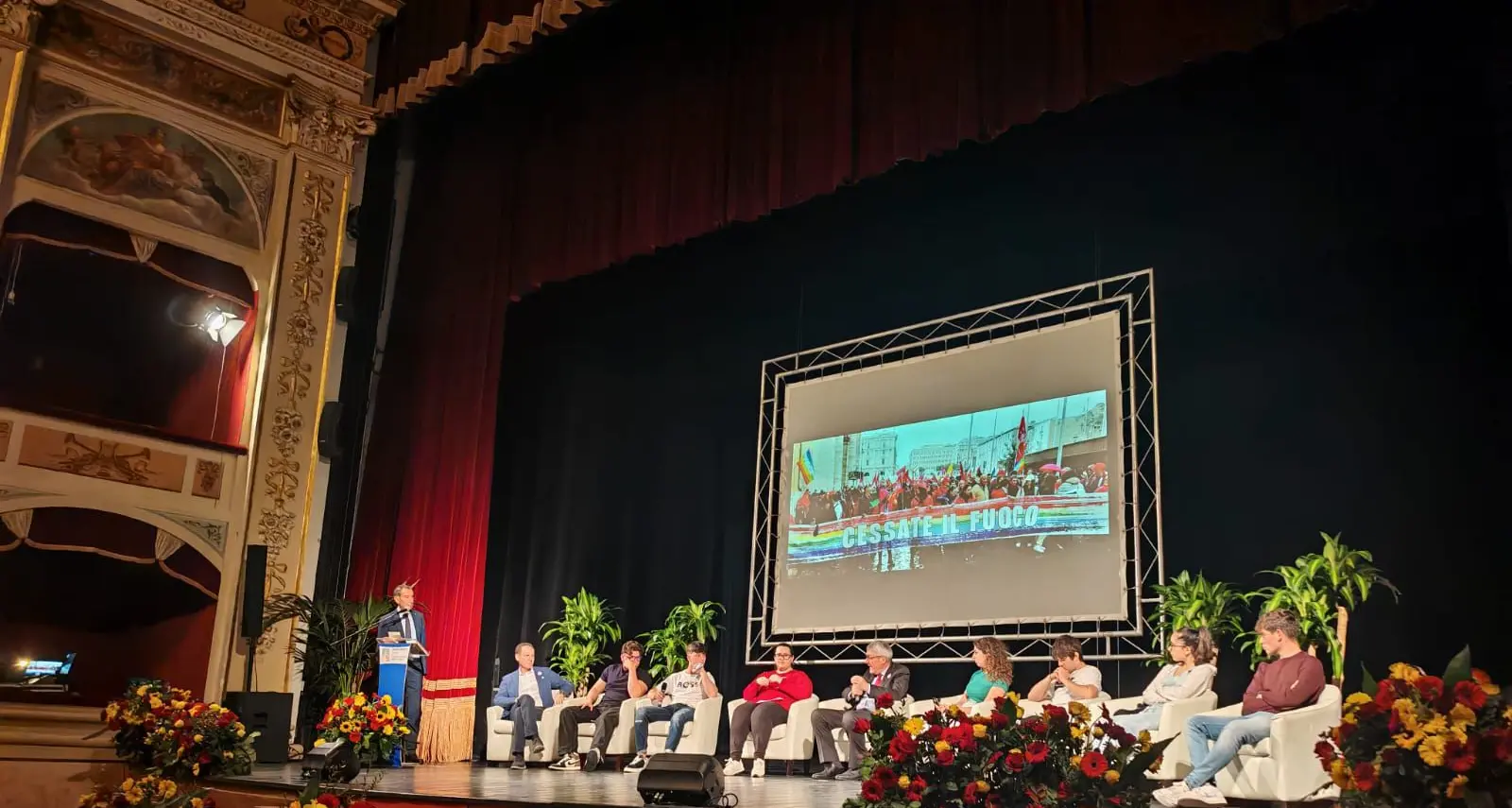 Agrigento, gli studenti incontrano Landini: “Il valore del lavoro nella cultura della legalità”