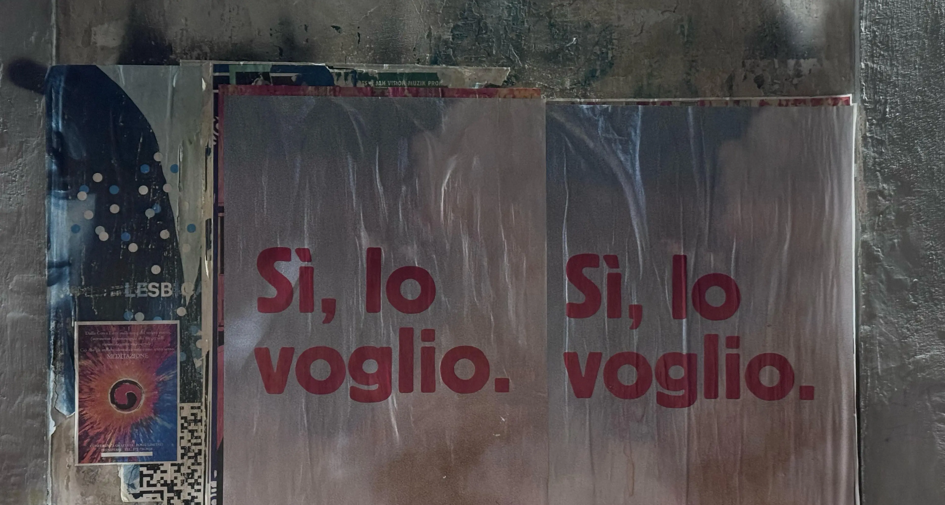 Sì, lo voglio. Ecco cosa significa il manifesto che trovi in città