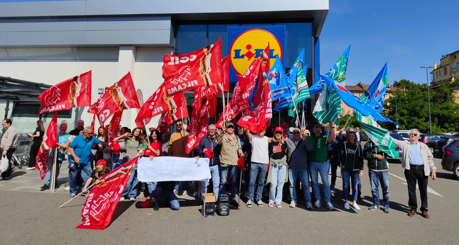 Lidl, grande adesione allo sciopero
