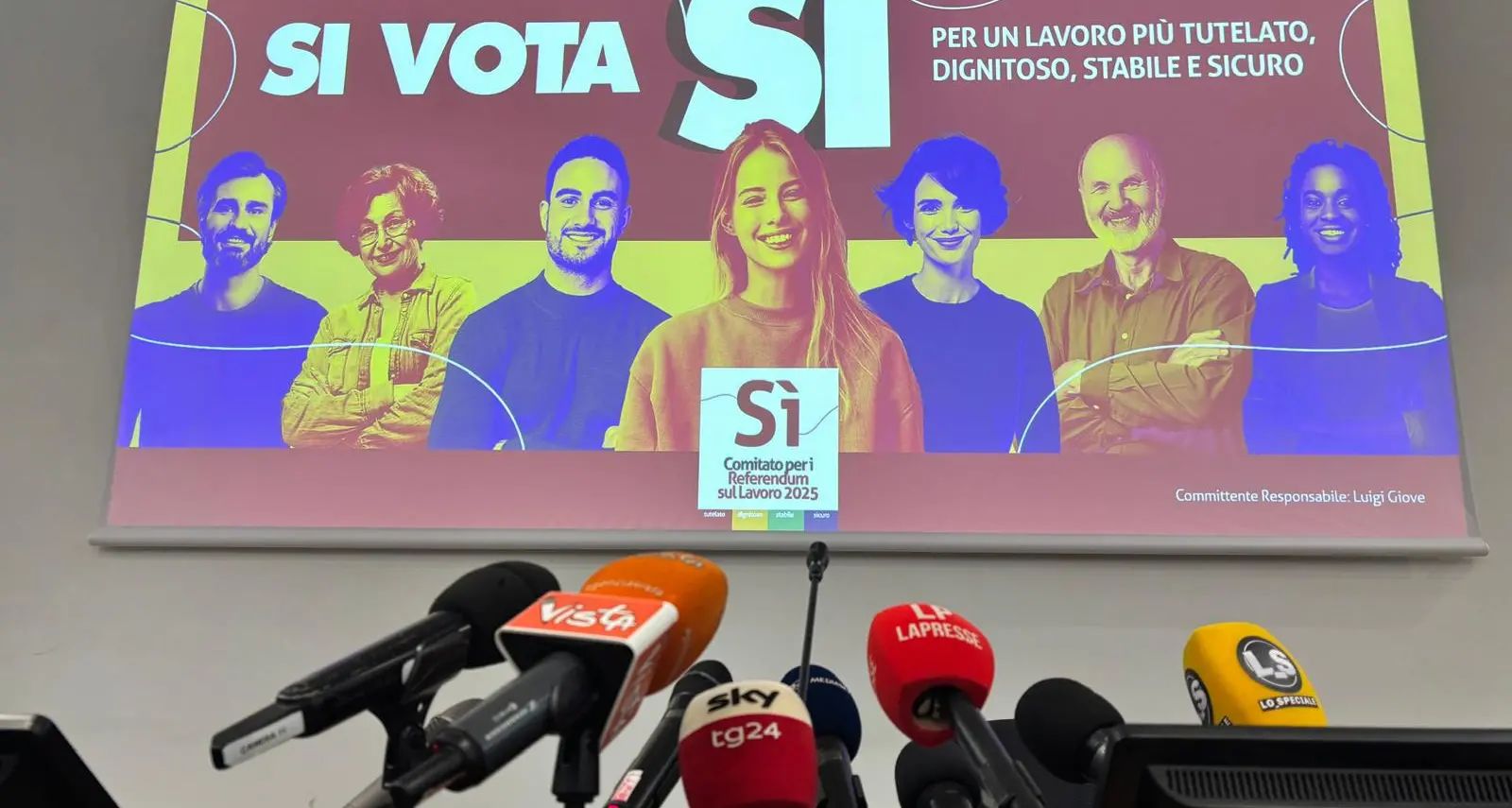 Referendum, la conferenza stampa di Maurizio Landini