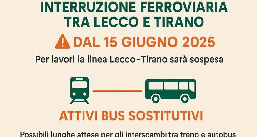 Lecco-Tirano, Filt Cgil: a rischio incolumità dipendenti di Trenord e viaggiatori