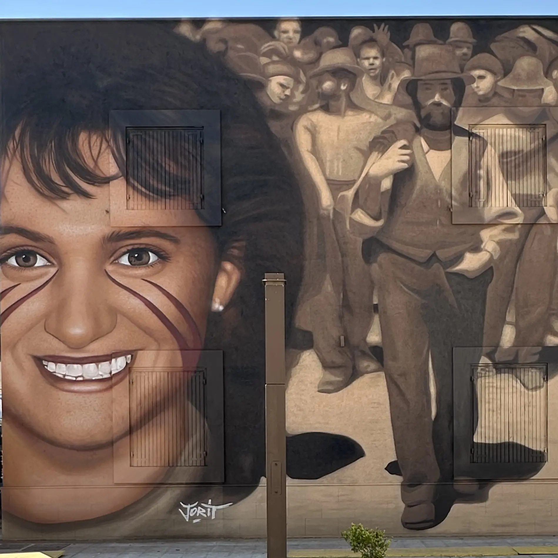 Paola Clemente, 14 luglio inaugurazione murale Jorit