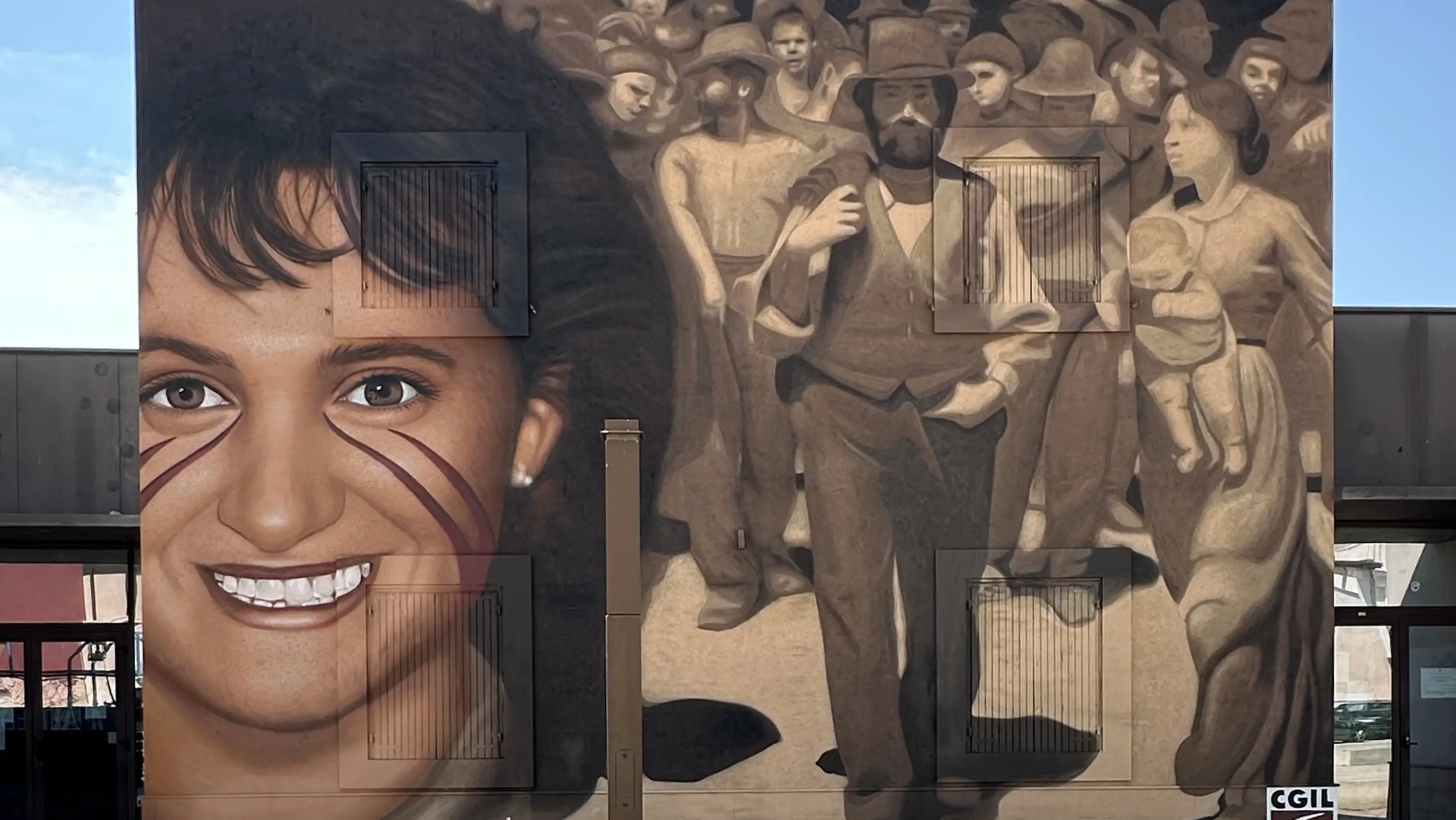 Paola Clemente, 14 luglio inaugurazione murale Jorit