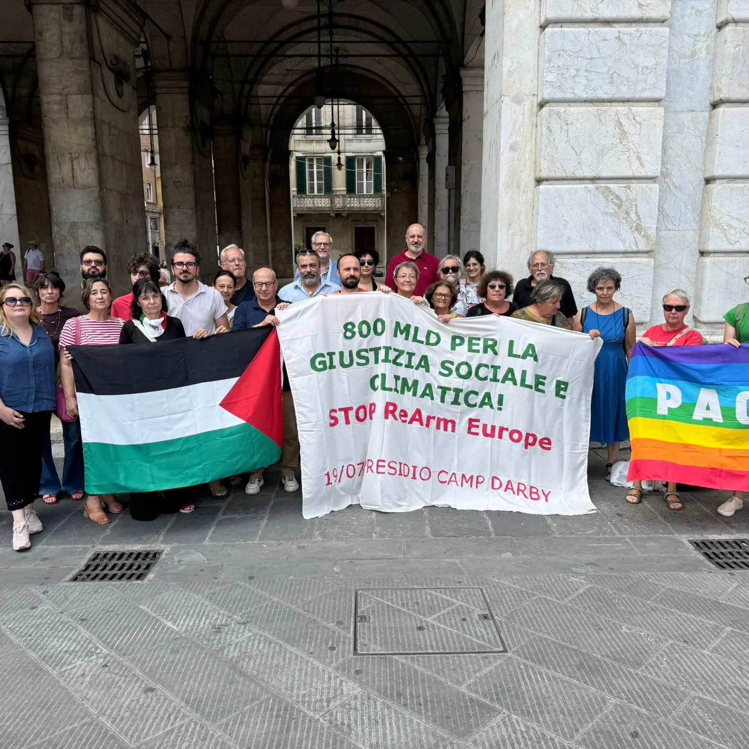 Il 19 luglio manifestazione a Camp Darby contro il riarmo