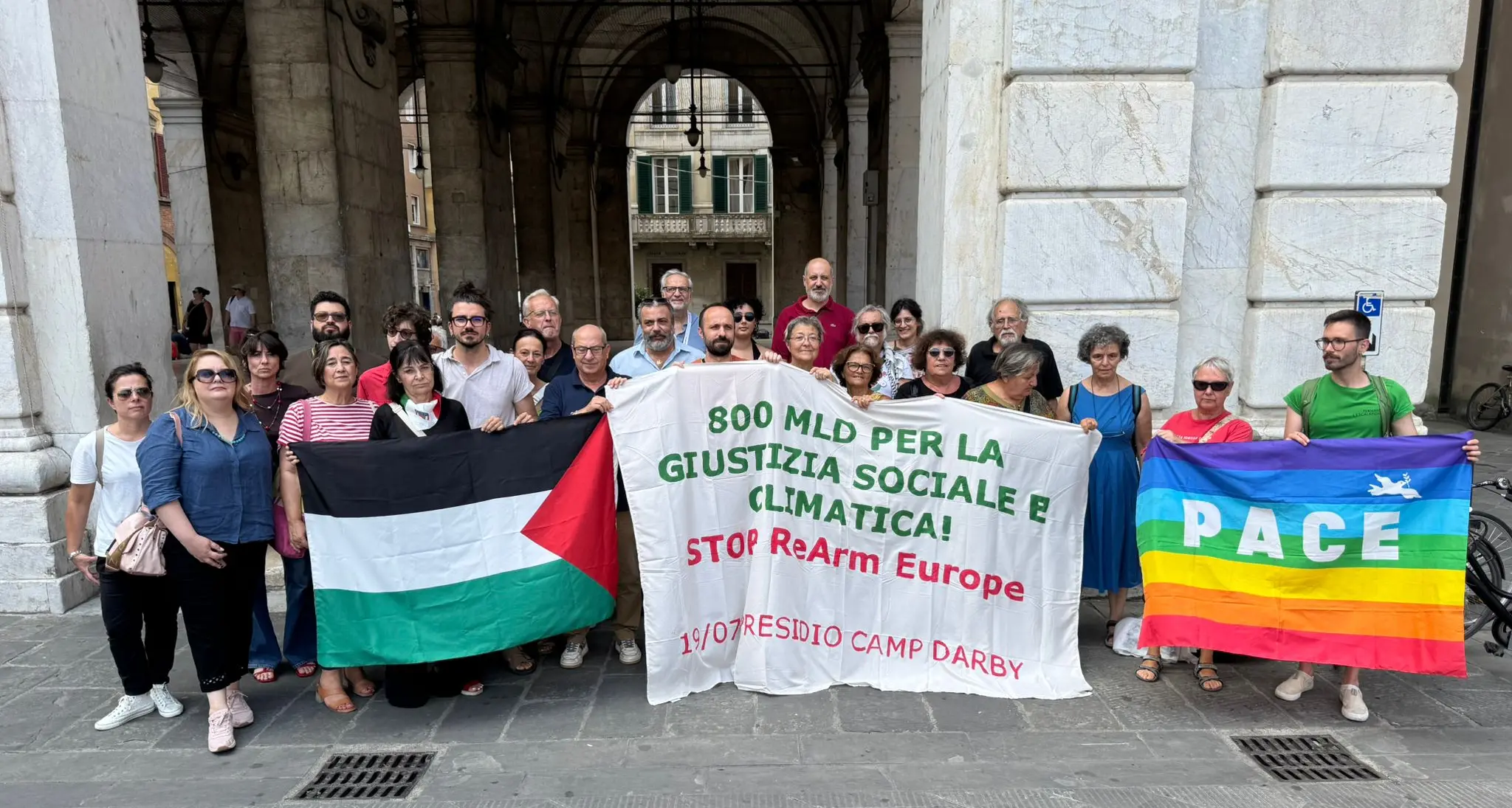 Il 19 luglio manifestazione a Camp Darby contro il riarmo