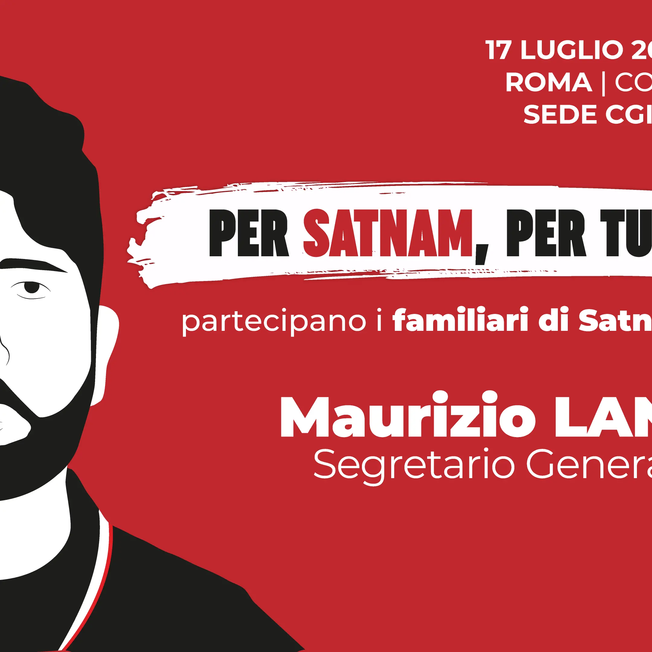 Landini incontra i familiari di Satnam Singh