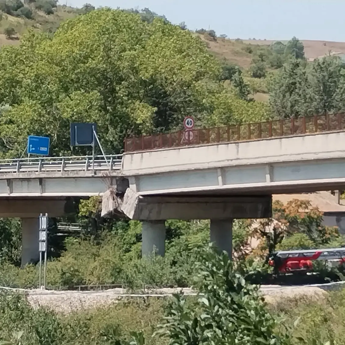 Cede un viadotto a Potenza. “Infrastrutture abbandonate”