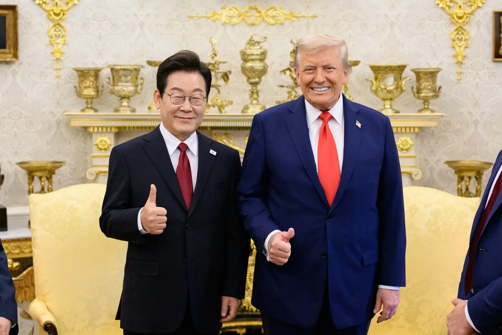 LEE JAE-MYUNG PRESIDENTE DELLA COREA DEL SUD, DONALD TRUMP PRESIDENTE USA